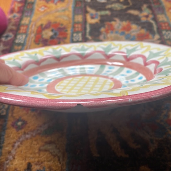 Vintage Victoria & Richard Mackenzie Childs soup bowl/plate - Picture 5 of 5